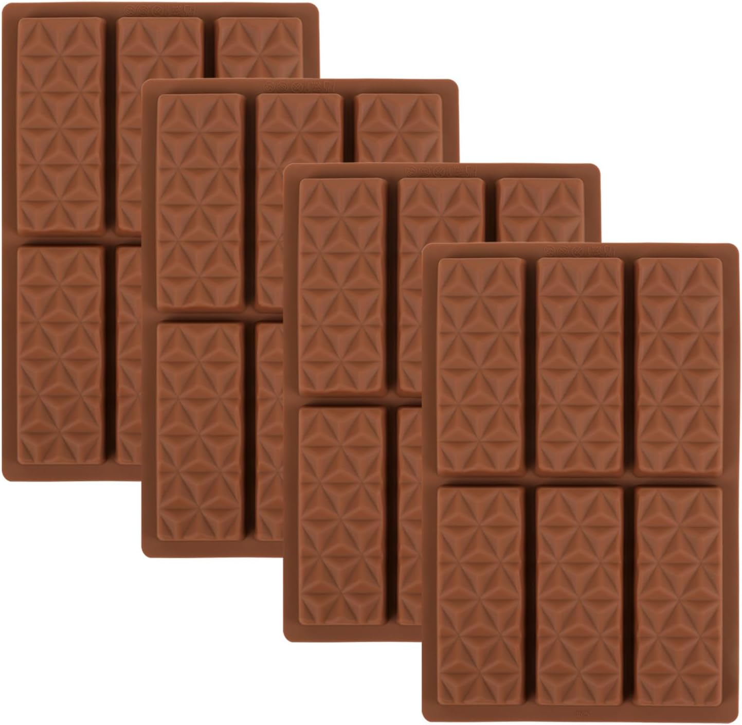Chocolate Bar Mold NonStick Chocolate Molds, Food Grade Silicone Deep Chocolate