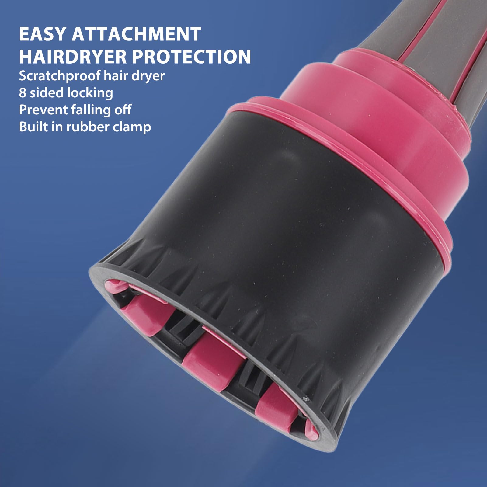 Fyearfly Adaptador De Rizado Automático, Accesorio Para Rizador De Cabello Para Secador De Pelo, Tubo De Rizador Automático, Boquilla De Rizador De Peinado De Repuesto
