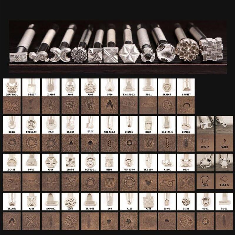 Amazon.com: 1Pcs Leather Stamping Kit Metal Punch Tool