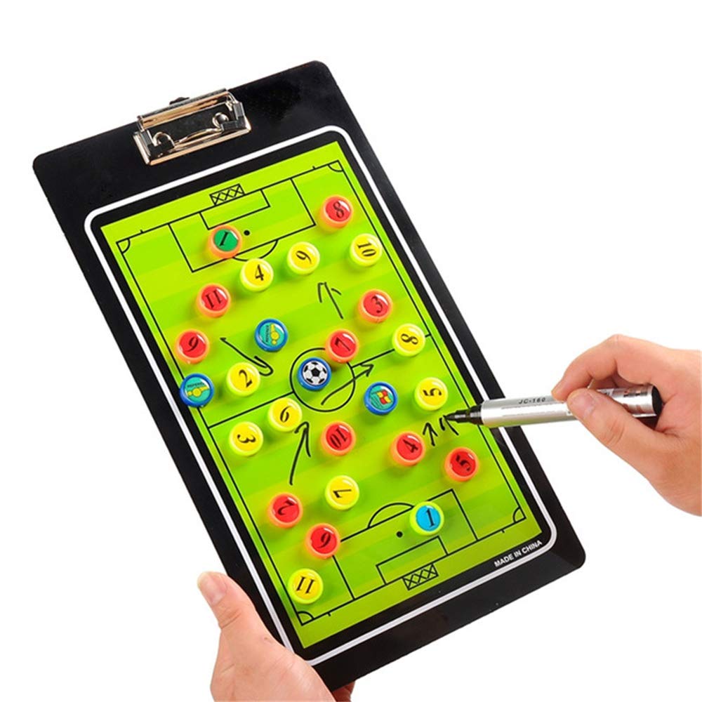 Jeu De 27 Aimants Football Avec Sac, Marqueur Et Gomme - Magnets Tactiques Pour Entraînement