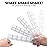 Sukuos Extra Large Weekly Pill Organizer 2 Pcs, Easy to Open Daily Pill Box 7 Day Medicine Cases for Vitamin, Fish Oils or Supplements (Black&White)
