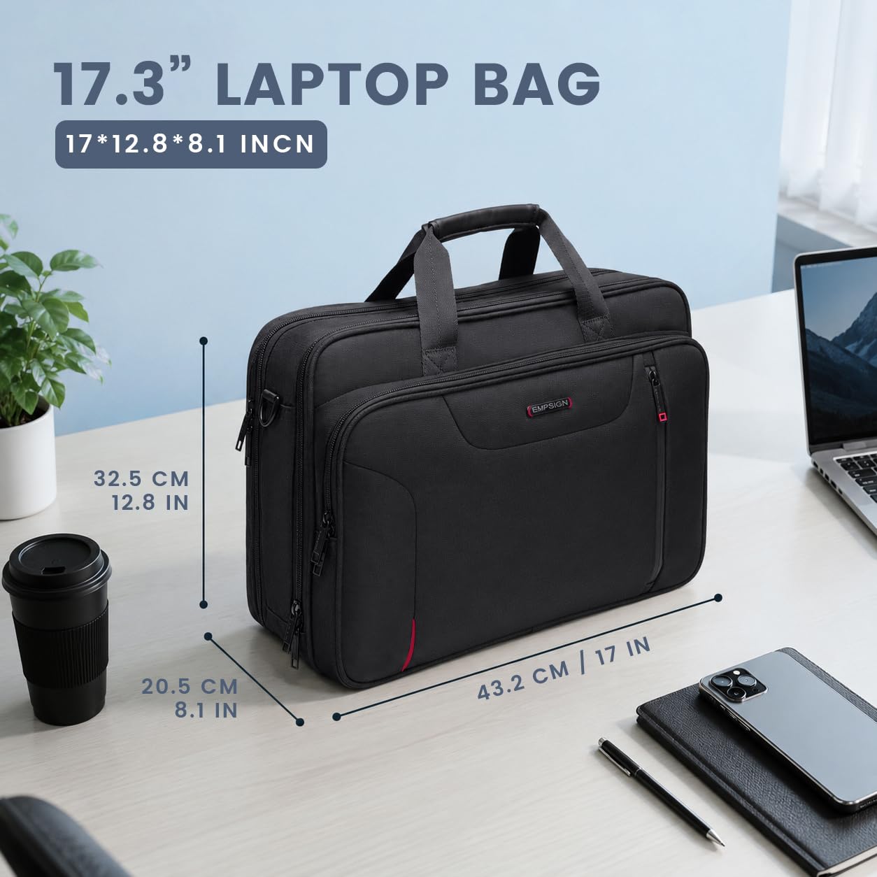 EMPSIGN Laptoptasche Laptop Aktentasche