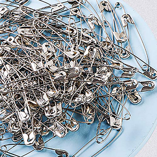Small Safety Pins 1.1inch 28mm 300-Count,Assorted Safety Pins,Durable Safety Pins for Clothes Crafting