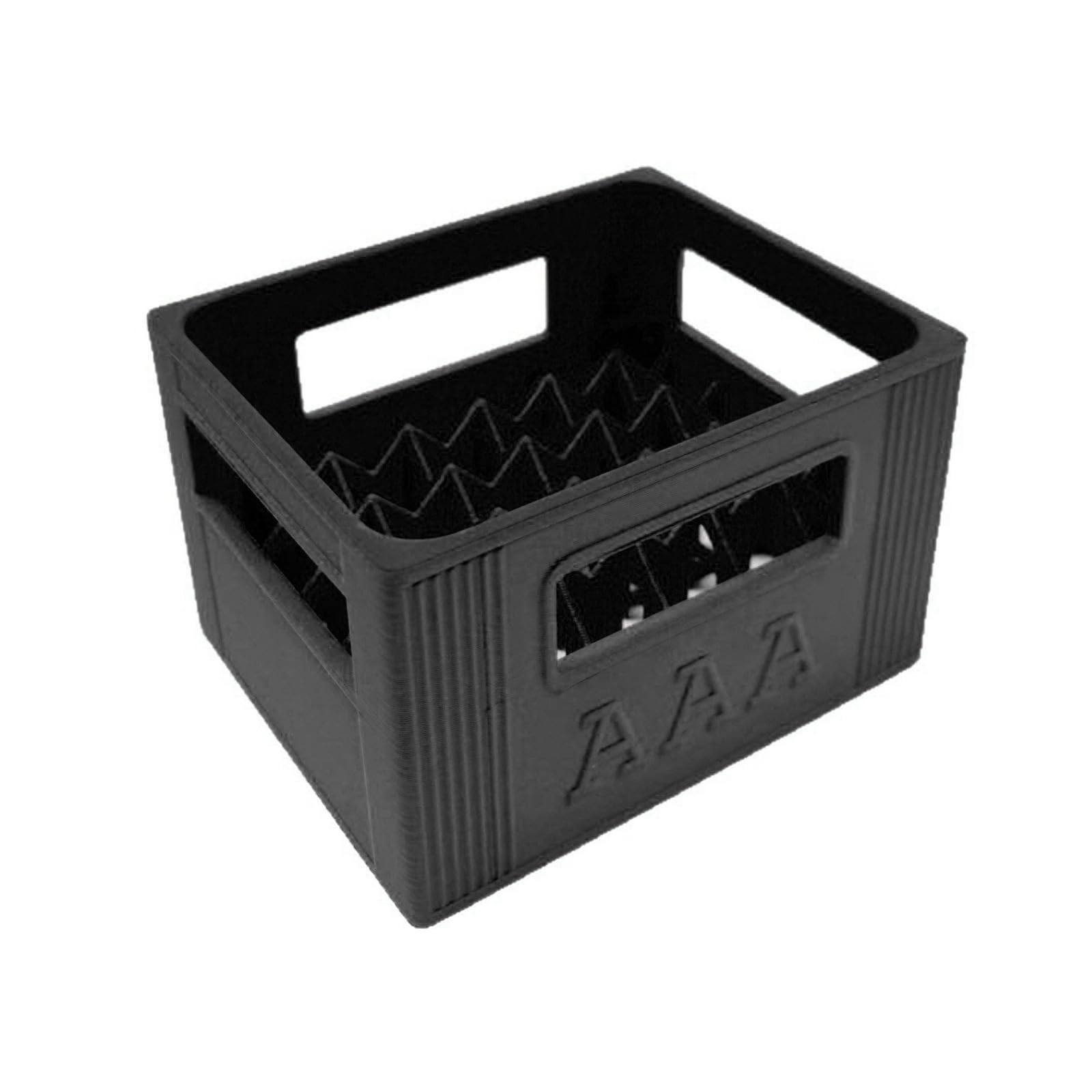 HENYGEN Multi Compartment Battery Case with Stackable Storage Container Large Capacity Batteries Organizers with 30/20 Slots Battery Storage Box