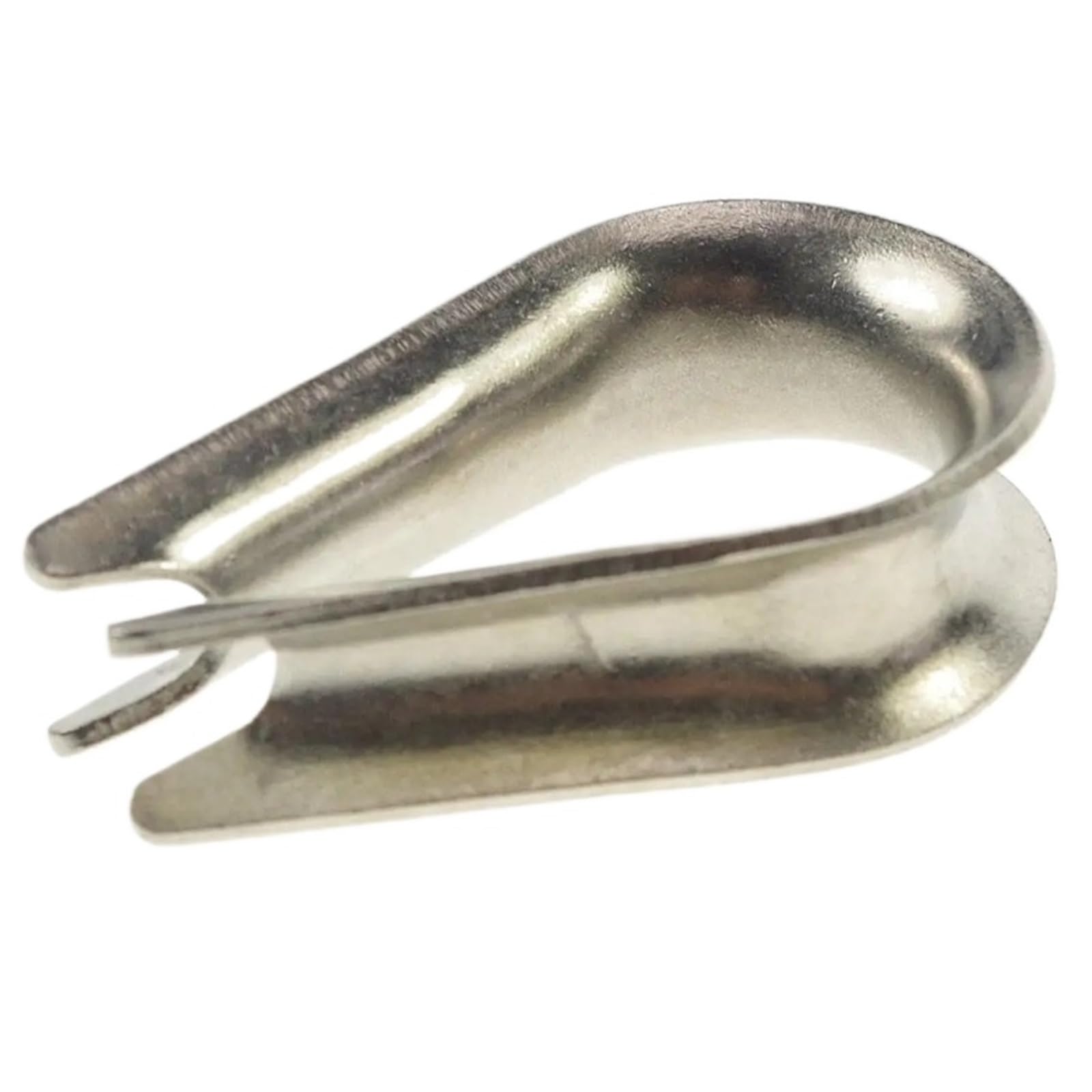 100 pezzi M2 M3 M4 M5 M6 M8 304 ditali anello morsetto cavo ditale zincato for fili in acciaio inossidabile corda Per Funi Metalliche(M8)