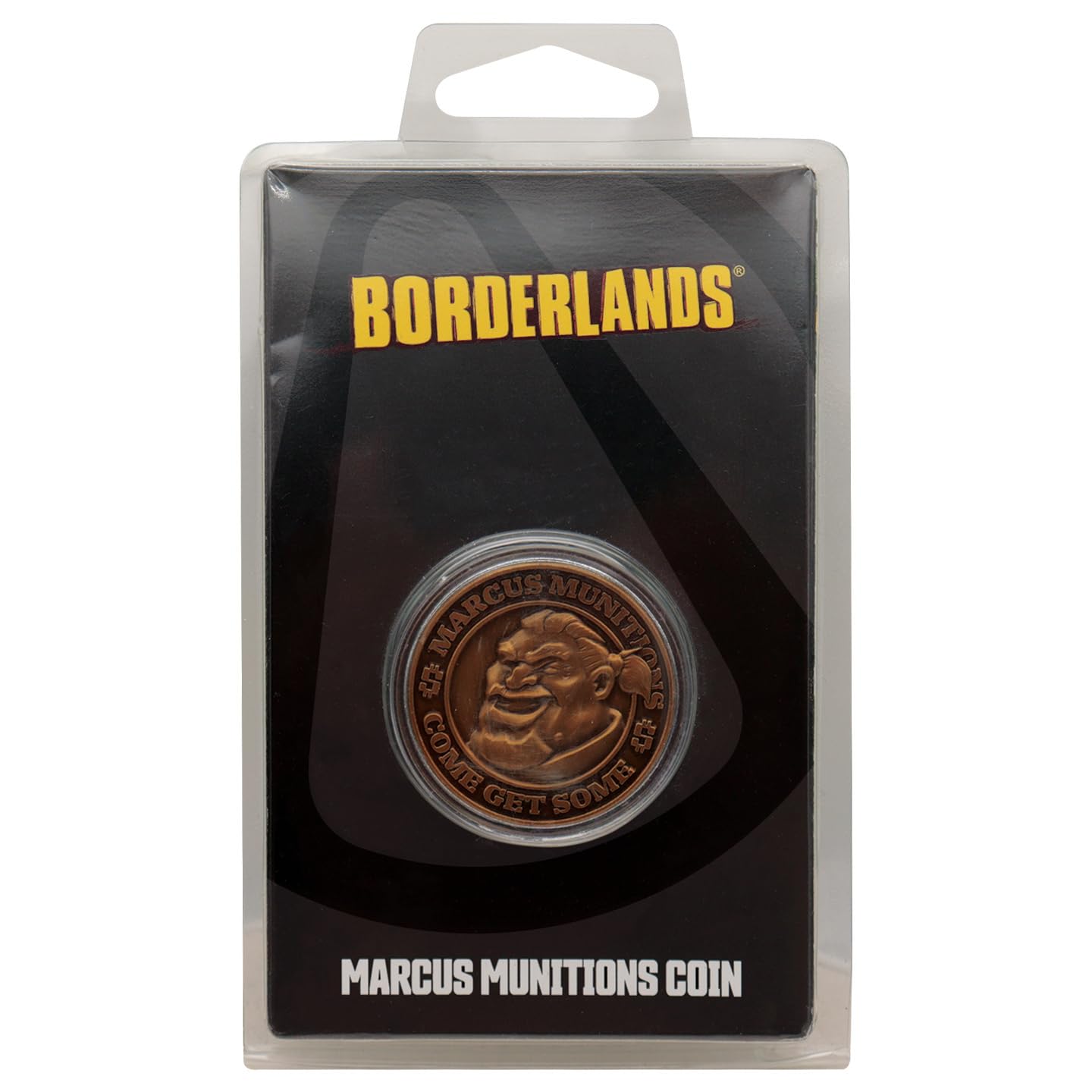 FaNaTtik - Pièce Marcus Munitions Borderlands - Édition Limitée 5000 Exemplaires - Or Antique 38 Mm - Numérotée
