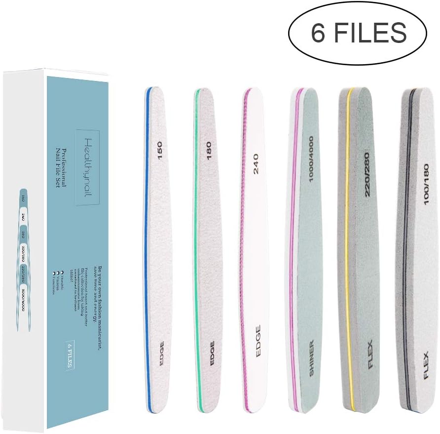 Emery Boards Nail Buffer Block for Natural Nails Gel Nails Amazon.co