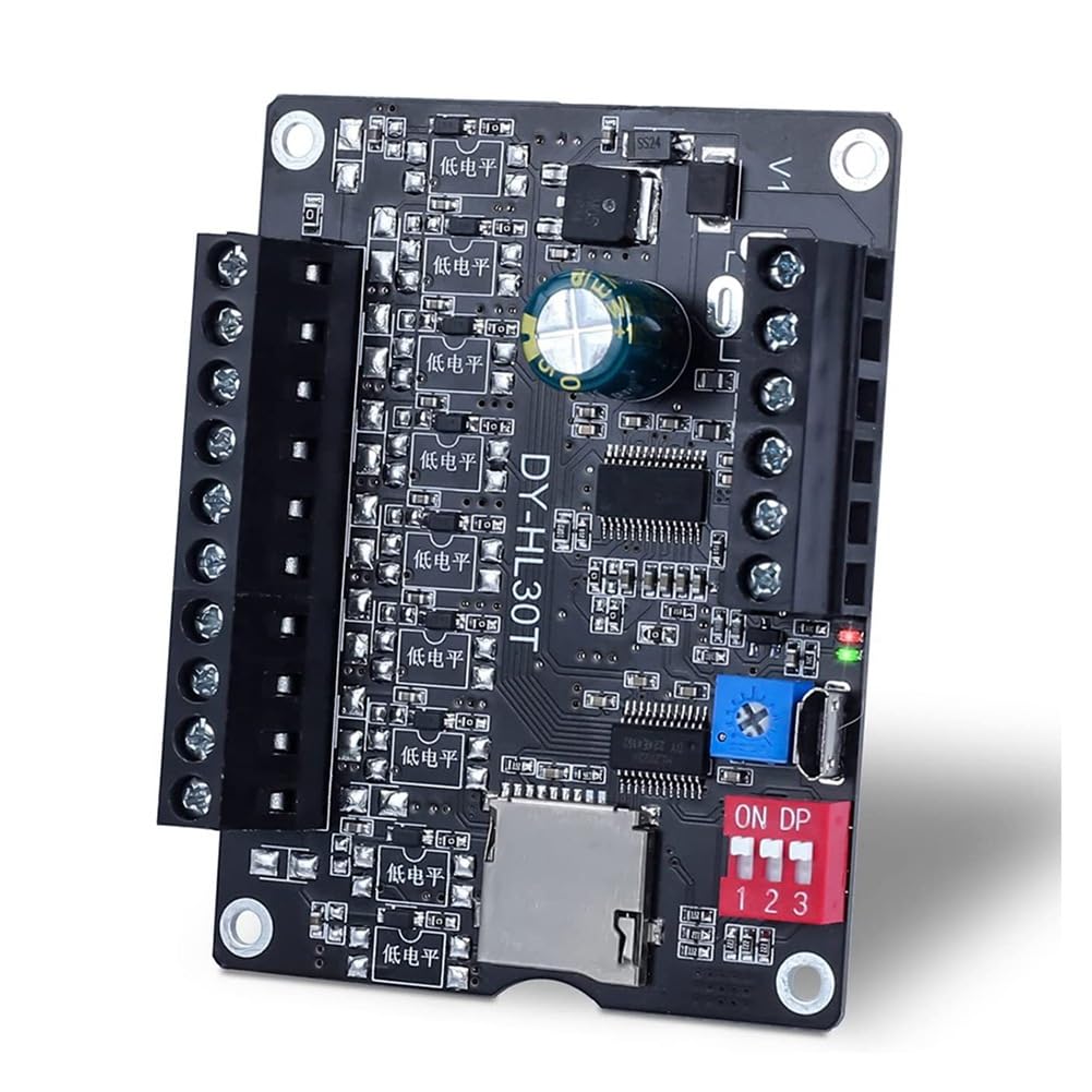 30 W MP3-Sprachwiedergabemodul DY-HL30T 9 Trigger-Musik-Player-Leistungsverstärkerplatine TF-Karte 32 G Max. WAV DC 12 V 24 V MP3 B