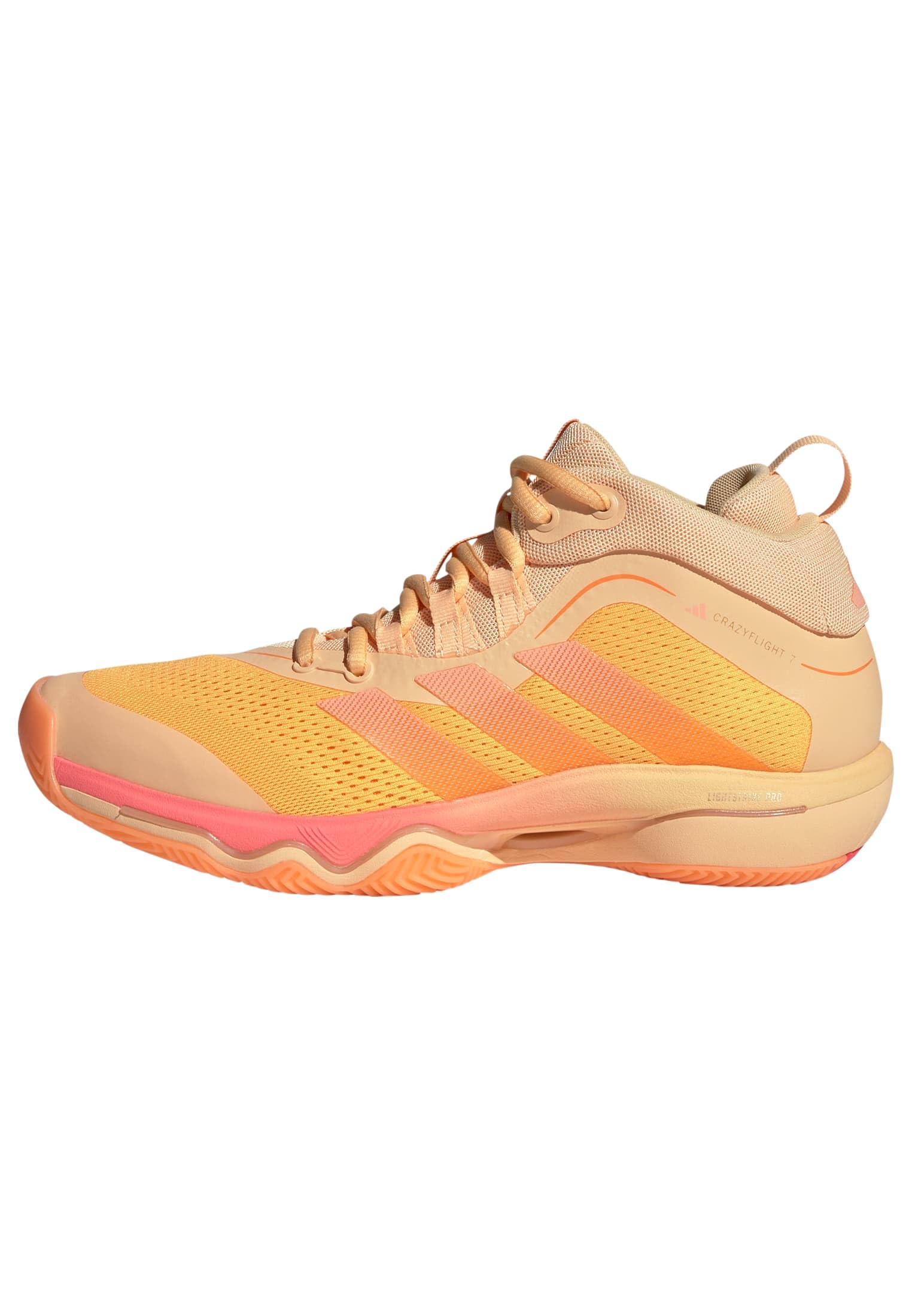 adidas Womens Crazyflight 7 Sneakers Shoes - Pink