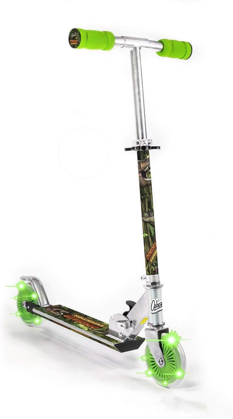 H Grossman Dinosaur Scooter with 2 Light Up Wheels
