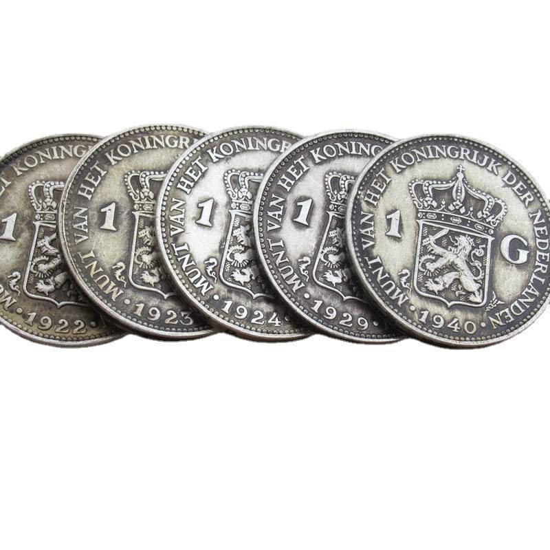 Amazon.co.jp: オランダ 1 ギルダー 1922-1940 外国レプリカ銀メッキ