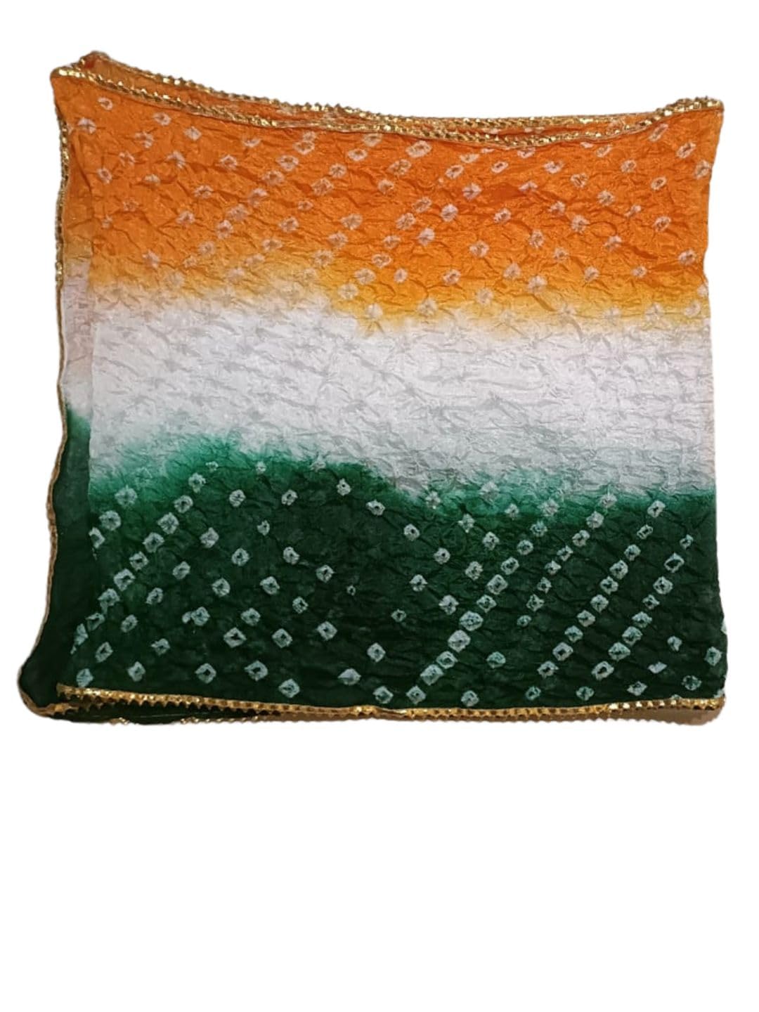 DUPATTA BAZAAR Women s Multicolour Bandhini Stole.Size: 70 inches * 20 inches - Image 4 thumbnail