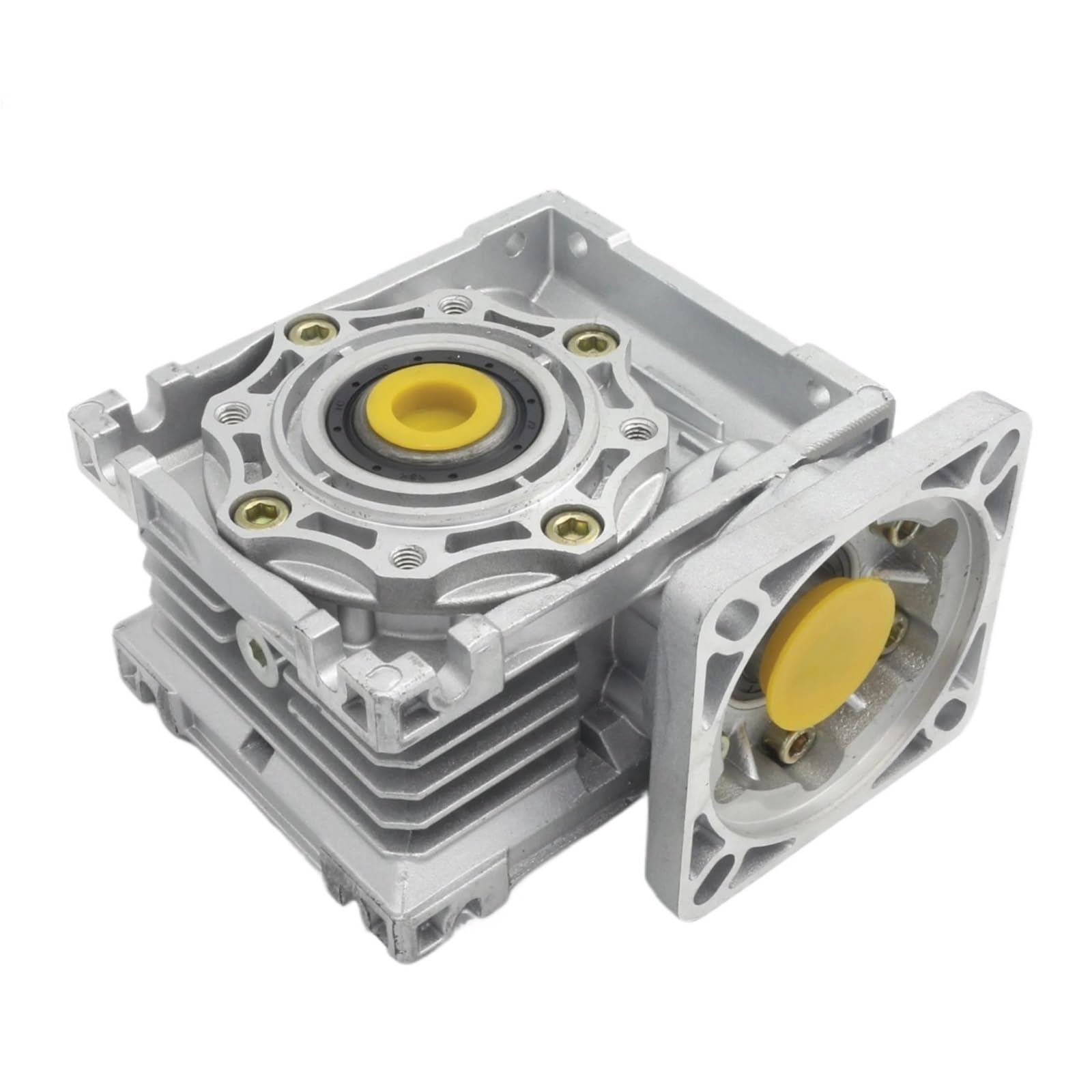 FCARUMIQP High Torque NMRV075 Reducer Worm Gear Gearbox Ratio For Flange 110/130 Nema 42/52 Servo Stepper Motor