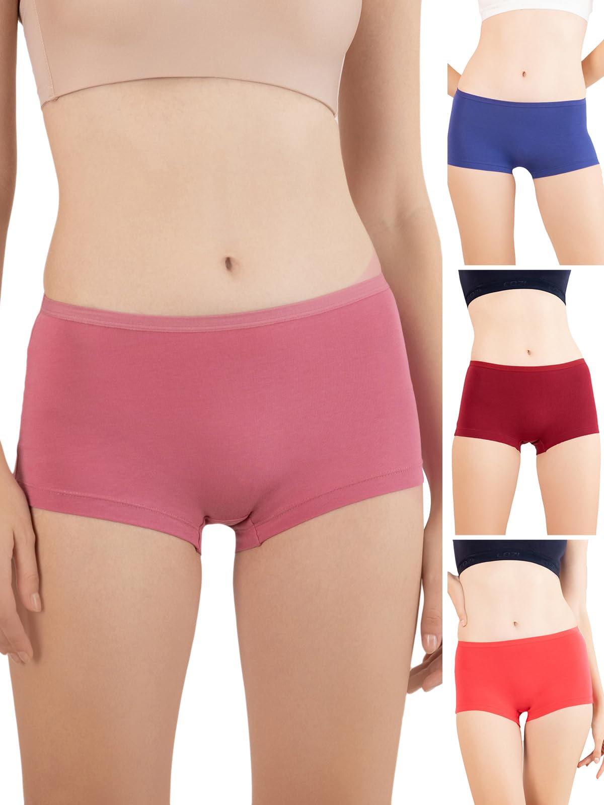 Women's 100% Cotton Panties |Colors and Prints May Vary | Pack of 4 |