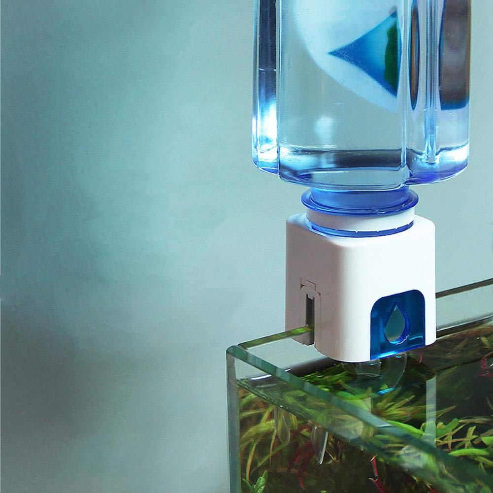 Juego de Dispositivo de Suministro de Agua automático para Dispositivo Agua para el Tanque de Peces de Acuario Juego de Dispositivo de Suministro de Agua Controlador para Aquarim Fishtank(Azul)