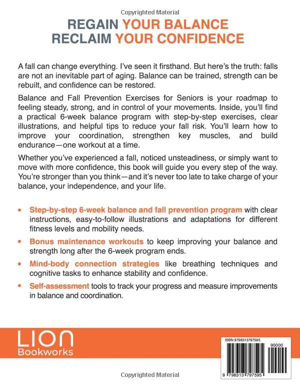 BALANCE AND FALL PREVENTION EXERCISES FOR SENIORS: Your 6-Week Program to Improve Balance, Coordination, and Stability—to Move with Confidence Every Day (Senior Exercises: Move Strong, Live Healthy) - Image 2