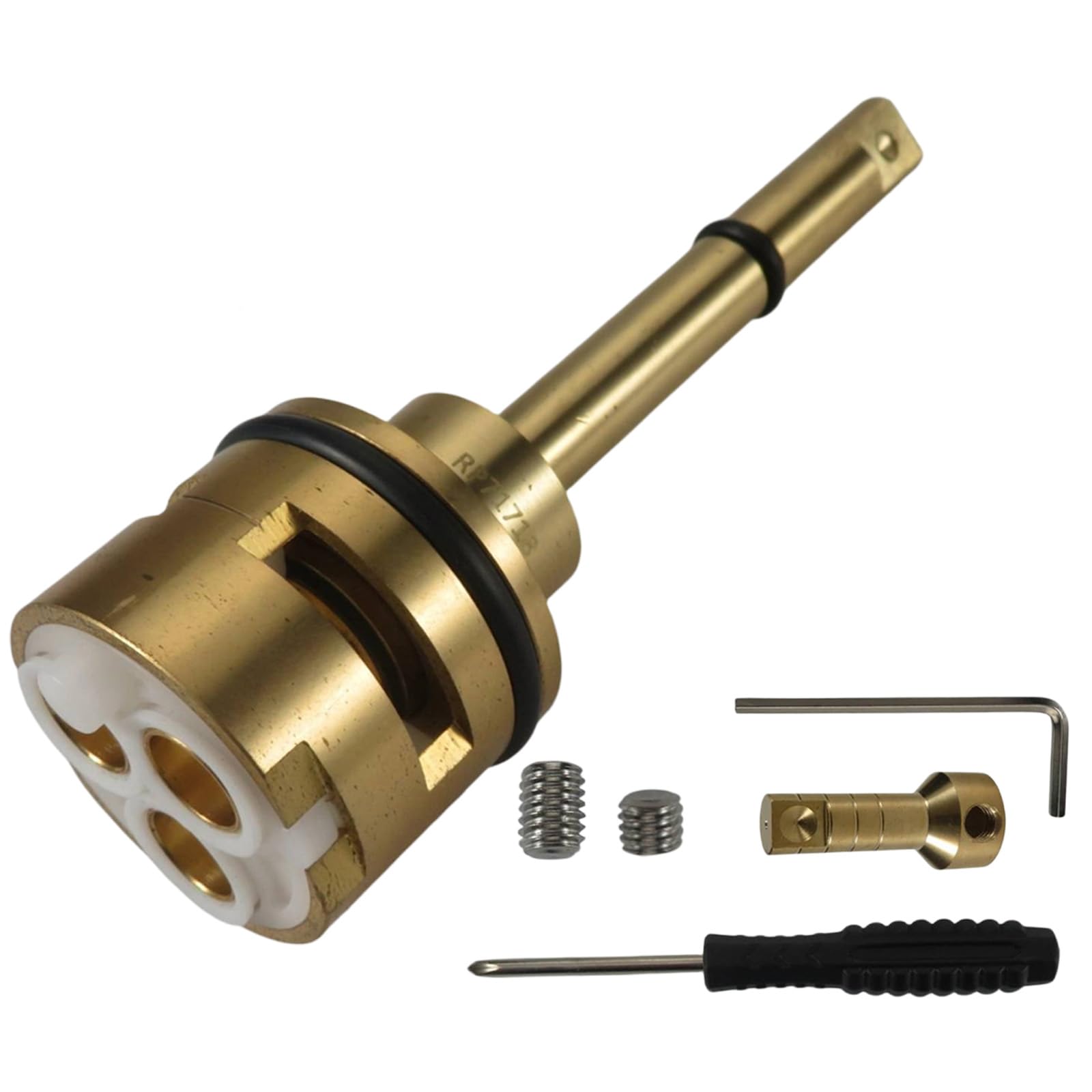 Bbajszx Rp71718 Faucet Shower Diverter Adapter Cores Cartridges Flows Diverter Shower Adapter Diverters Showers Accessories Easy Install Accessories