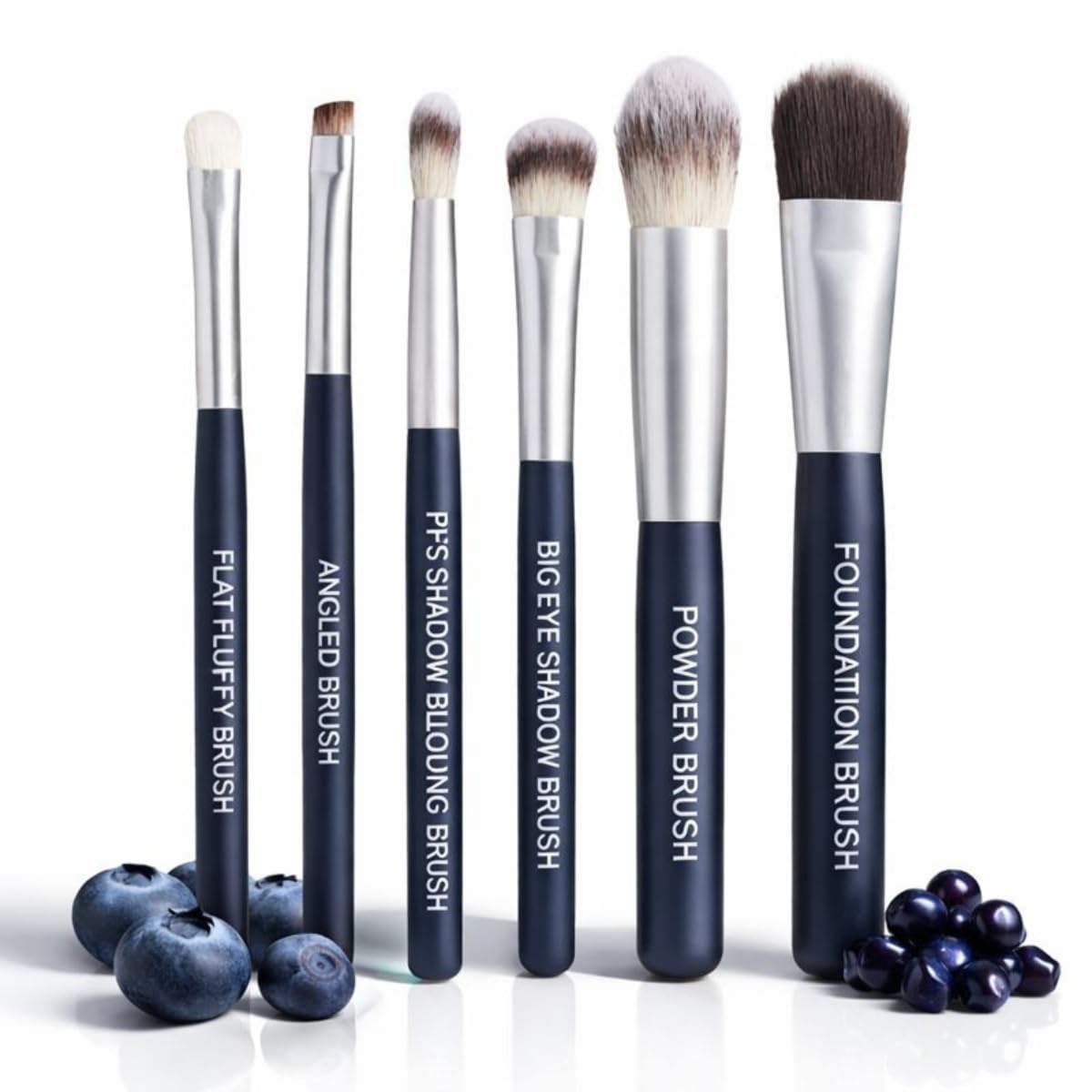 Cuffs n Lashes Beginners Basic Face & Eye Brush Set of 6-image-28