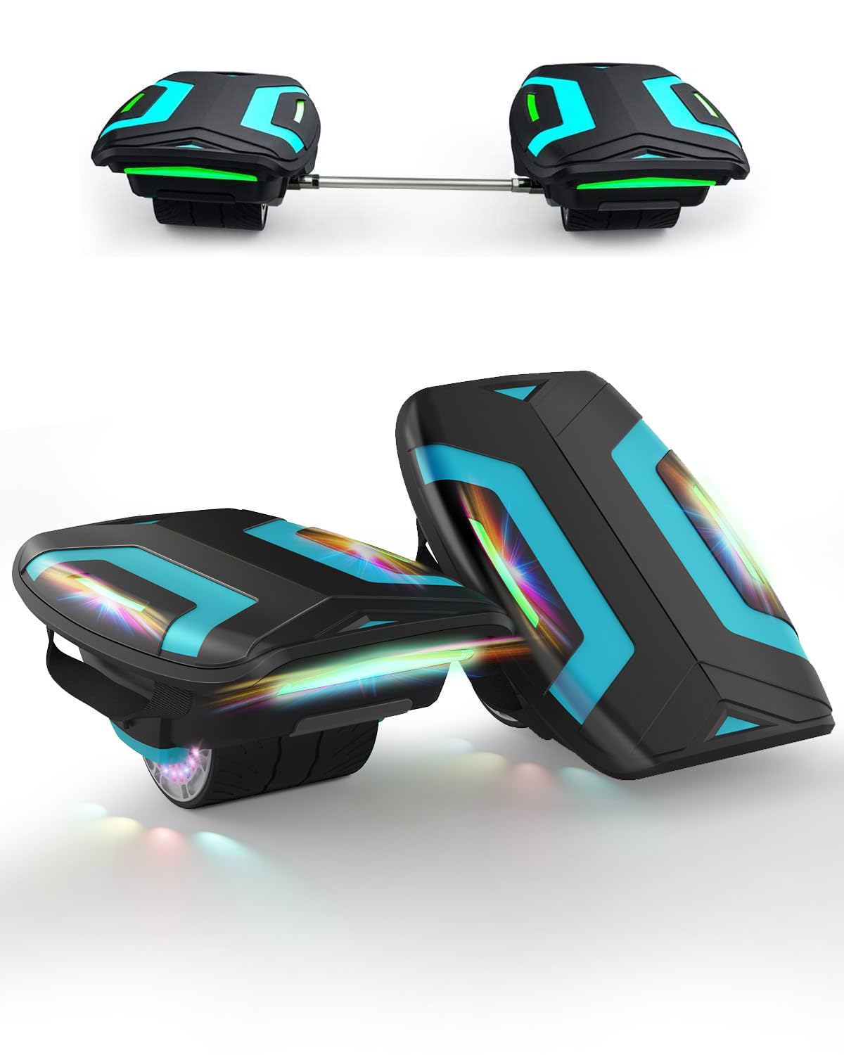 Gyroshoes S300 Hovershoes Electric Hoverboard with LED Lights,UL2272 Certificated Self Balancing Scooters Hovershoes for Kids and Adults