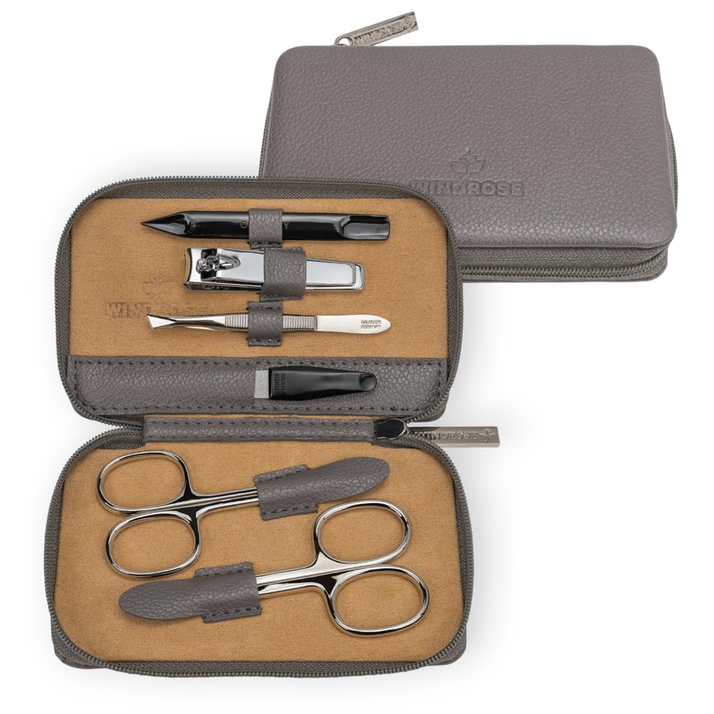 WINDROSE set de manicura Marvella RV 2S / K Manicure Set Ash gris
