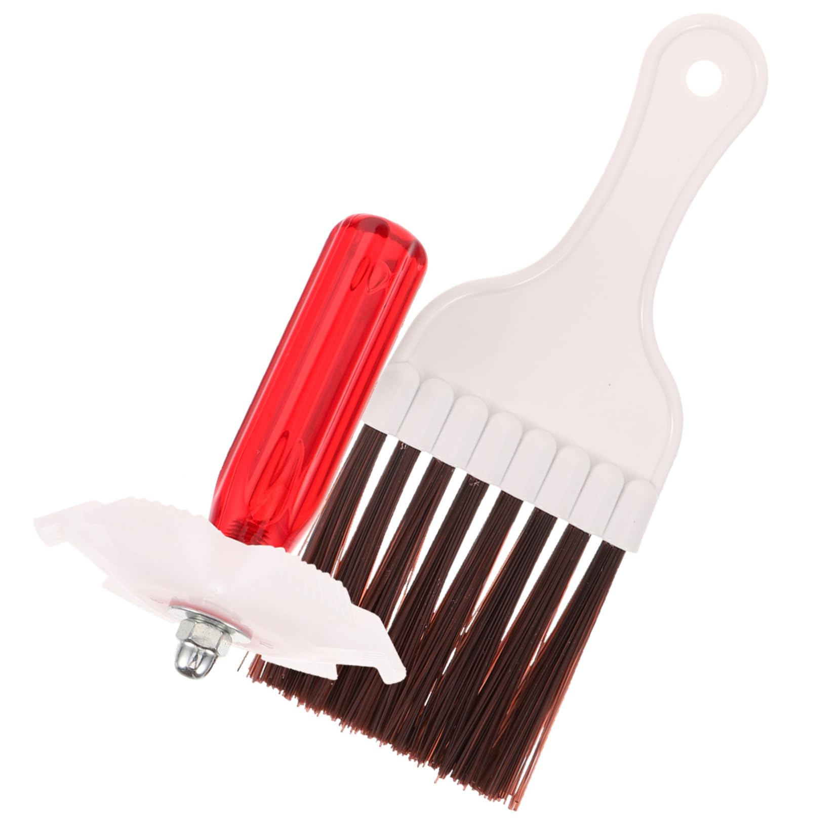 Beavorty 1 Set Air Conditioner Cleaning Brush Air Conditioner Fin Tool Fin Comb Radiator Cleaning Tool Parts Straightening Brush Fin Tool for Air Conditioner Ac Fin Cleaner Brushes Metal Rv