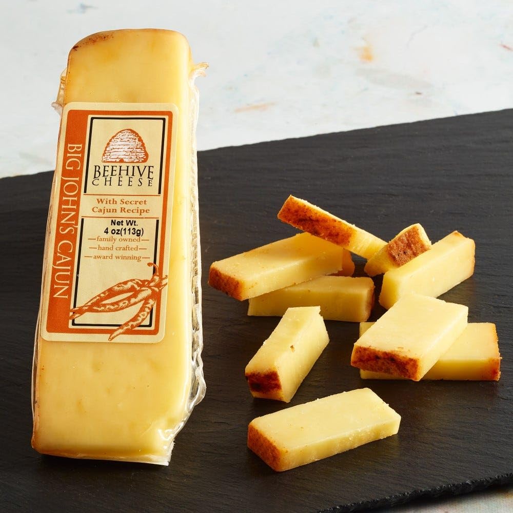 Beehive Cheese Big John's Cajun Wedge, 4 OZ, 10 Pack