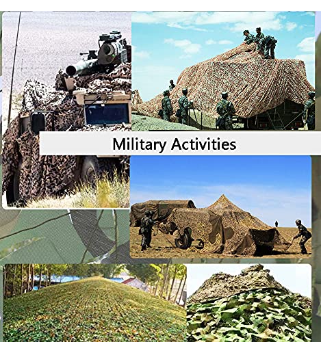 GLFYHG Camo-wüstennetz,tarnnetz Sichtschutz Tarnnetz Für Die Jagd Militär Motto Dekoration Sonnenschutz Camping(Size… – Bild 5