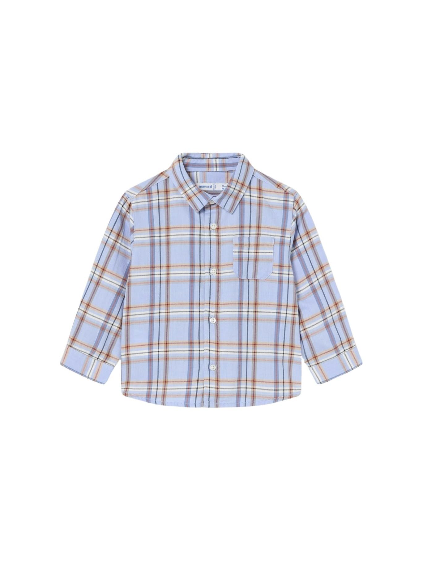 Mayoral Camisa m/l Cuadros viella para bebé niño 18 Meses (86cm)