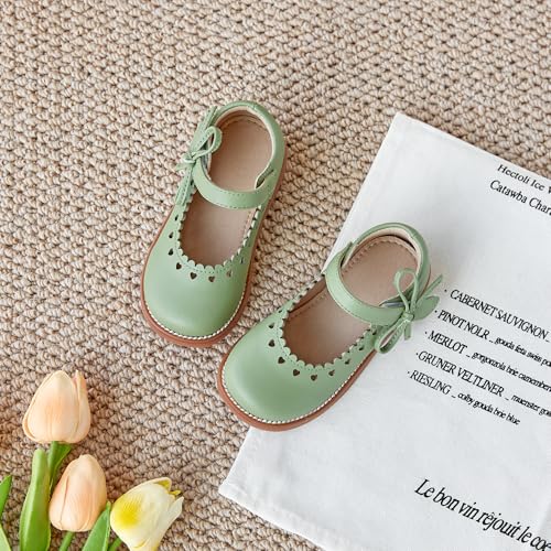 Image of Flaryzone Toddler Little Girl Mary Jane School Uniform Oxfords Flat Dress Shoes