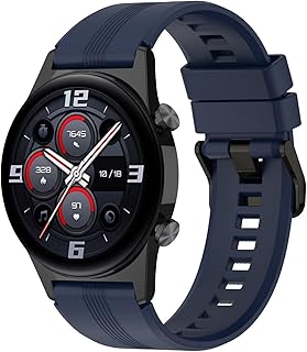 TINGYR 22mm para Xiaomi Mi Watch Color Sports, Pulseira de Silicone Macio, Fina, Conveniente, Pulseiras de Substituição para Xiaomi Mi Watch Color Sports-(Azul da meia noite）  