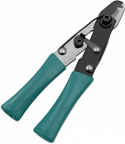 1 piece of ergonomically designed hose clamp, durable wire cutting clamp, suitable for maintaining air conditioning and refrigerators, with a cutting limit of 3mm (green)