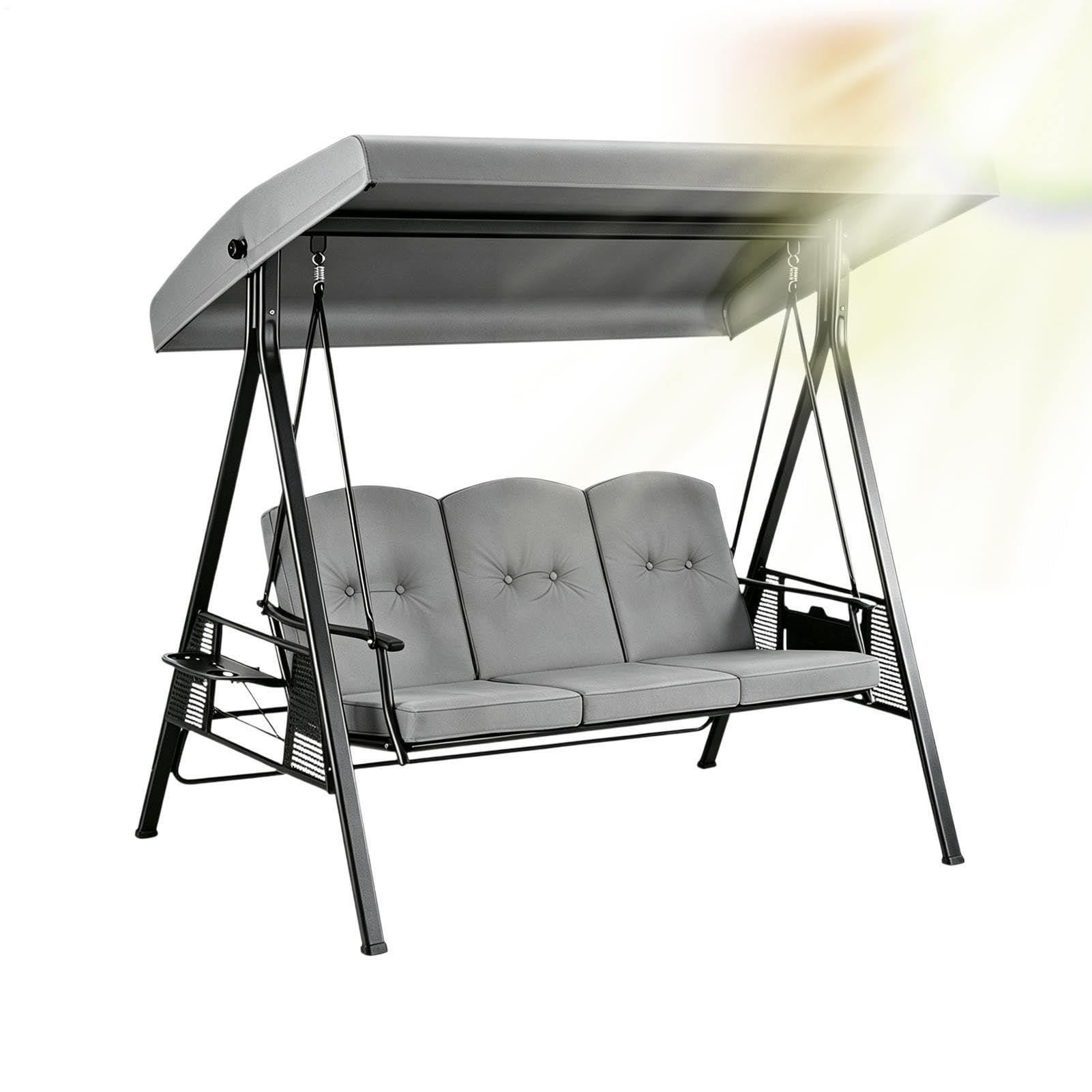 Housse De Remplacement De Toit De Balancelle Résistant au Vent, Anti-UV,