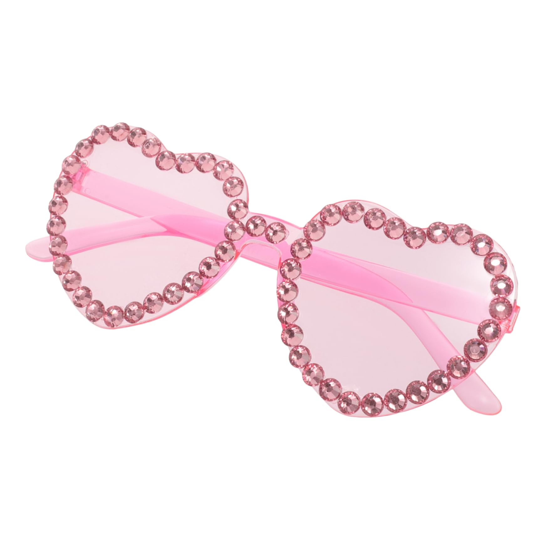 Healeved Acrylic Glasses Heart Shaped Eyeglasses Adorable Glasses Decoration for Couples