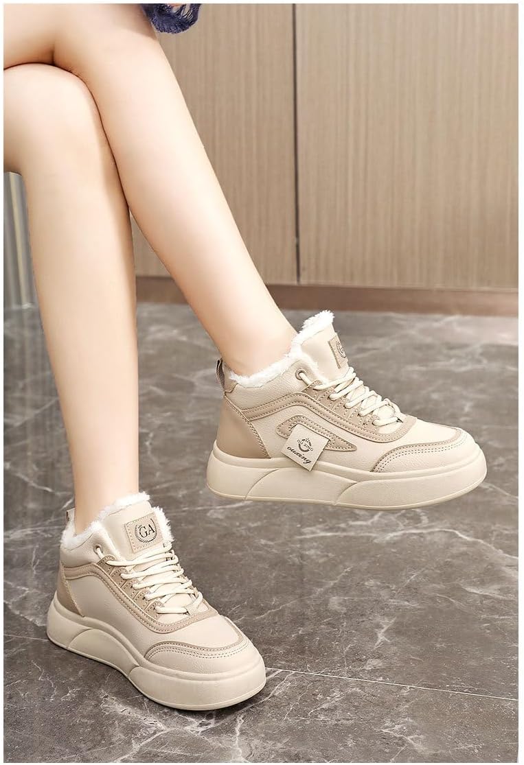 Women's Winter Snow Boots with Fur Lined Lightweight Ankle Booties Anti Slip Comfortable Warm Winter Shoes