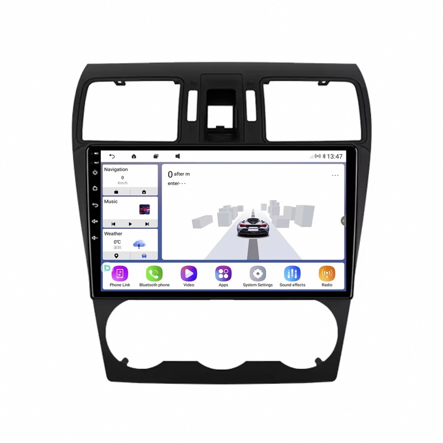 Pantalla para Subaru Forester 2012-2015 con GPS y 4 Núcleos 2G+32G 8