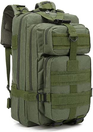 Mochila Táctica Militar MOLLE II Mochilas Tácticas Militares 45L Ejército 3 Días Paquete De Asalto 3 Dias Bug Out Bolsa De Trekking Mochila Con Sistema Molle Marron Mochilas Pack Xbox