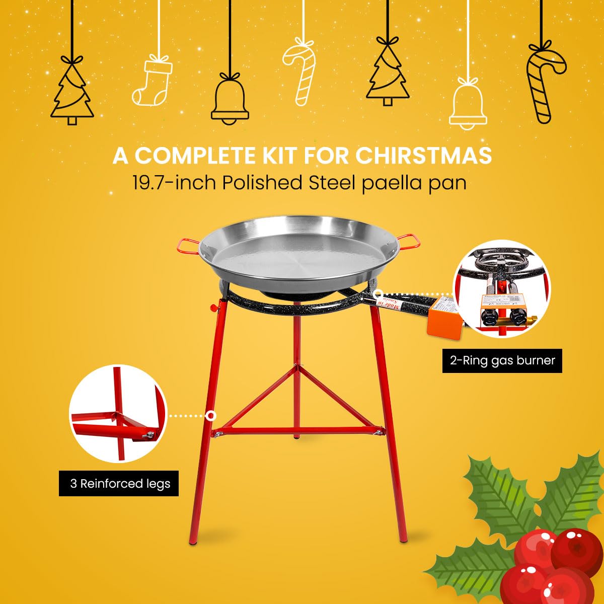 Amazon | Machika (マチカ) Tabarca パエリアキット 22インチの