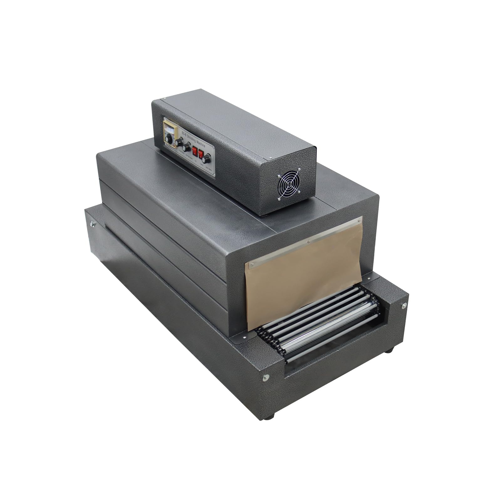 HayWHNKN Industrail Heat Tunnel Shrink Wrap Machine Heat Shrink Packaging Machine Shrink Wrap Machine for Packaging(Chain Conveyor)220V 5.5kw