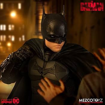 未開封 メズコトイズ 『ザ バットマン』　1/12 フィギュア Amazon.co.jp: Mezco Toyz The Batman One:12 コレクティブ