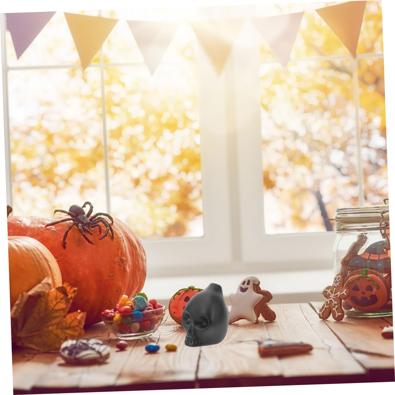 BESPORTBLE Todespfeife Totenkopfpfeife Halloweenpfeife Totenpfeife Geisterkommunikation elektrische Zahnbürste Kostüm Abs schreiende Pfeifenstütze Party- -Pfeife Keramik Black
