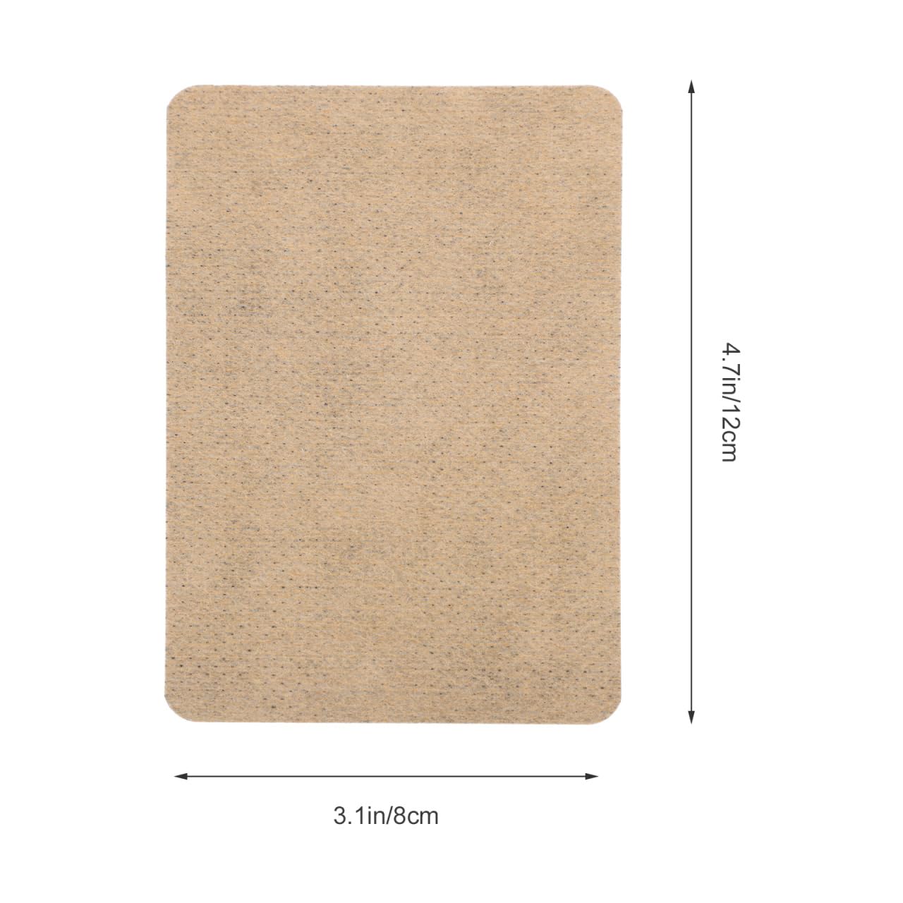 EXCEART 50 Stücke Kräuter Ingwer Pflaster Wärmepflaster Schmerzpflaster Selbsterwärmendes Fußpolster Wärmepads Nacken Schulter Körper Halswirbel Knie Fuß Schmerzlinderung Patch (Hellbraun)