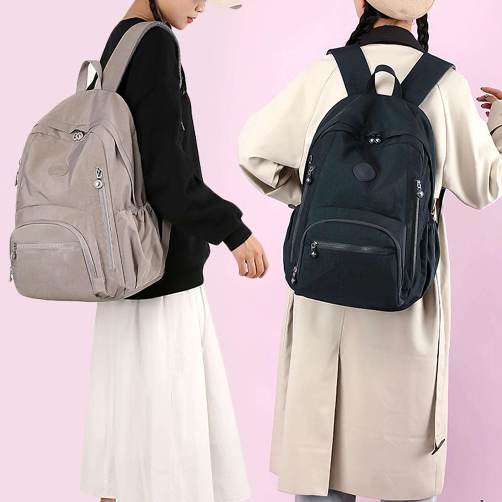 Zaino Per Laptop Studente Scuola Uomo Viaggio Resistente All'acqua Donna Capacità Laptop Da Viaggio Capacità Studente Scolastico