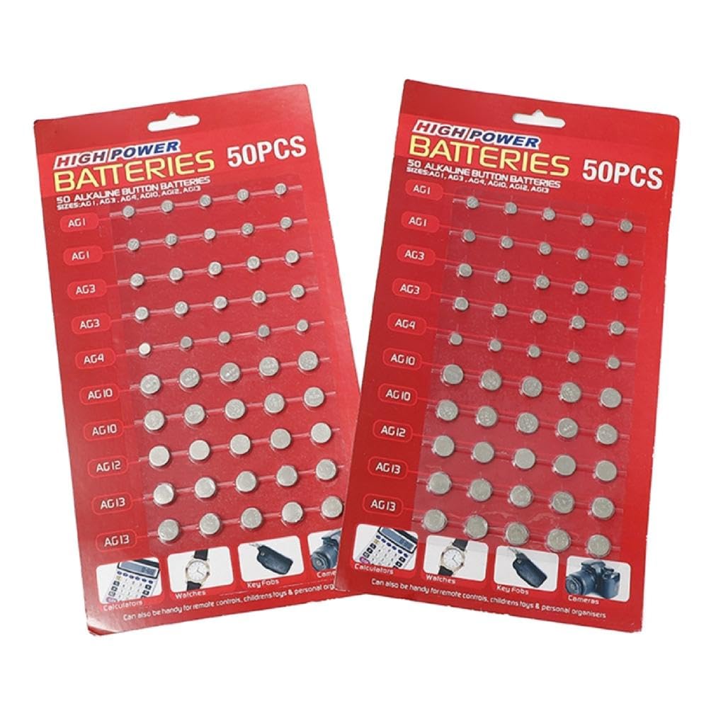 10ピースAG0/AG1/AG2/AG3 あきれ 1.55VアルカリボタンバッテリーLED  