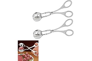 2-Pack Stainless Steel Cake Pop Scoop Ball Maker