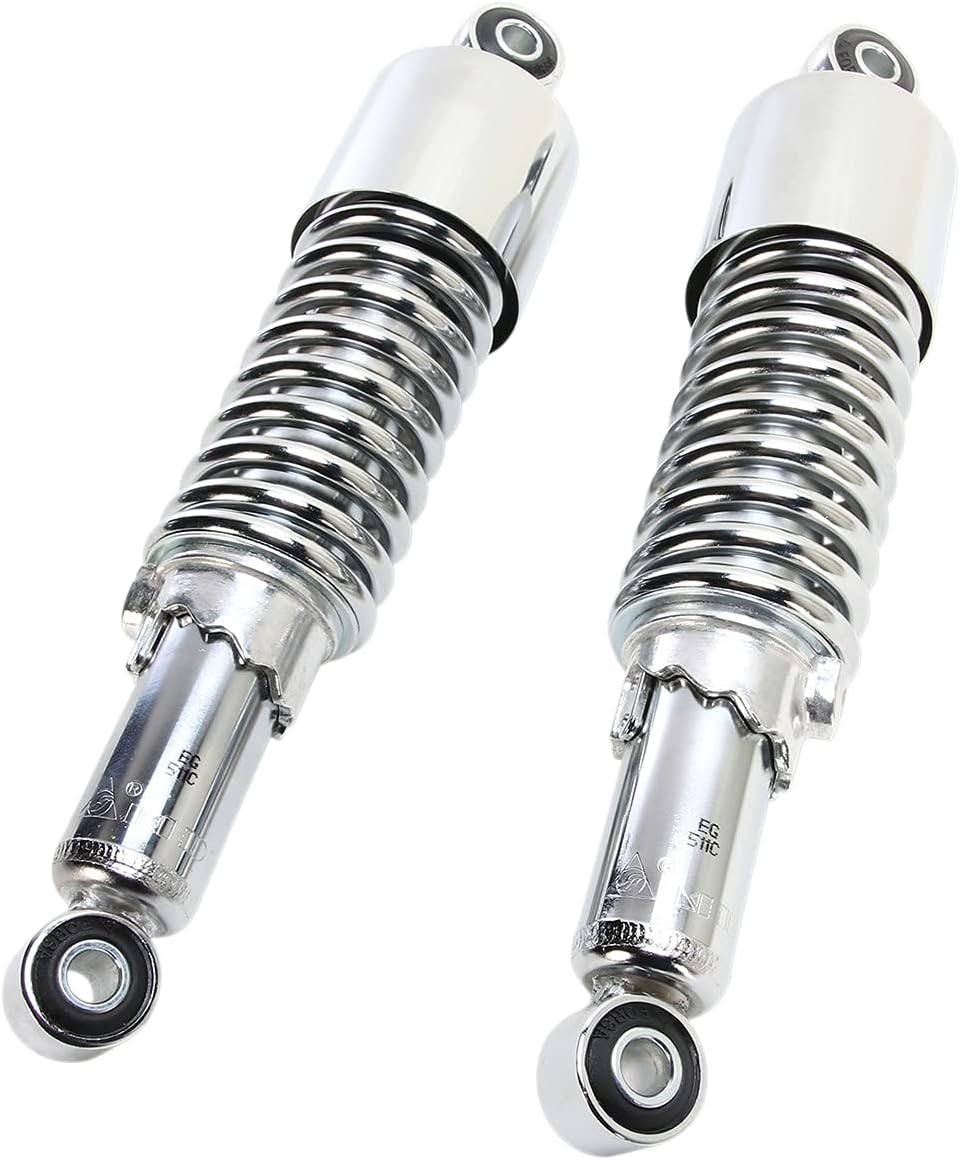 Emgo Custom Clevis Lower Mounting Shorty Shocks - w/Shroud - Black/Black 1705694B