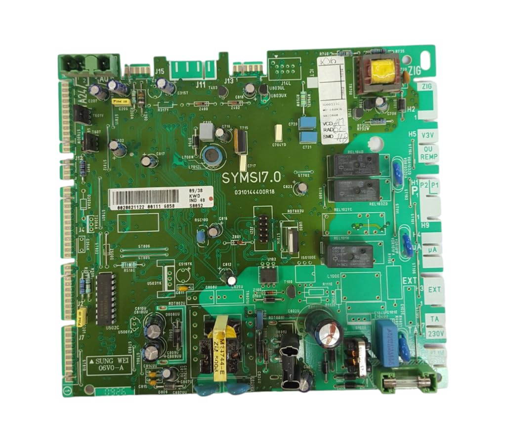Placa Electrónica Original para Caldera 0310144400R18 V2 - Modelo 3 Relés Disposición 2+1 - Compatible Varios Modelos - Pieza Repuesto Reacondicionada - Garantía 1 Año