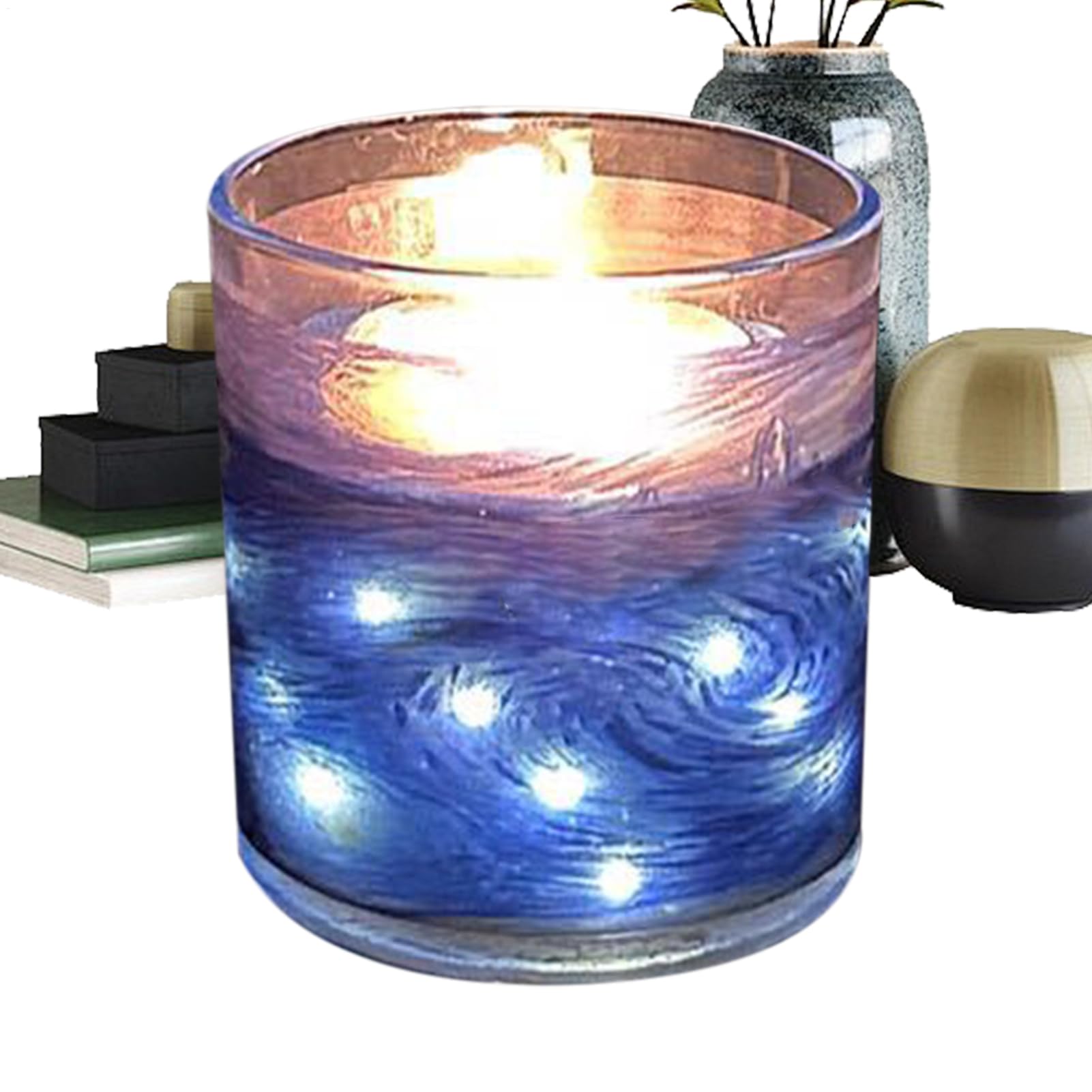 Aromatherapie Kerze Entspannender Sternenhimmel Natürlicher Partybedarf | Kerze Für Büros Wohnzimmer Wohnung Badezimmer Schlafzimmer Einweihungsfeier Weihnachten Sommer