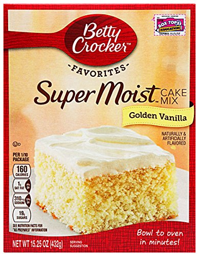 Image of Betty Crocker Favorites Super Moist Golden Vanilla Cake Mix, 15.25 oz