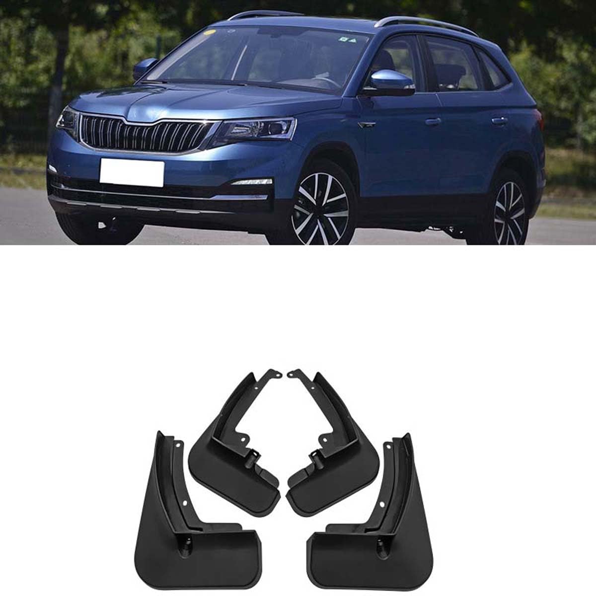 Garde-Boue Voiture pour Skoda Kamiq Protection Anti-Projections