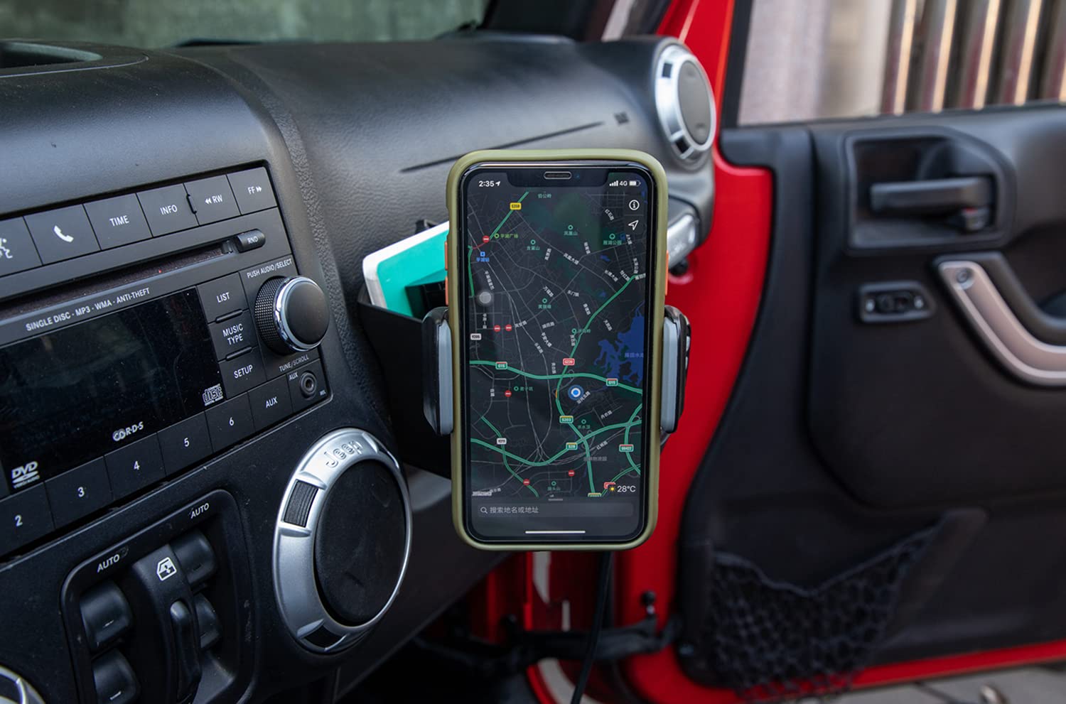 Amazon.co.jp: ZTYCLI 携帯電話ホルダー ジープ ラングラー（Jeep
